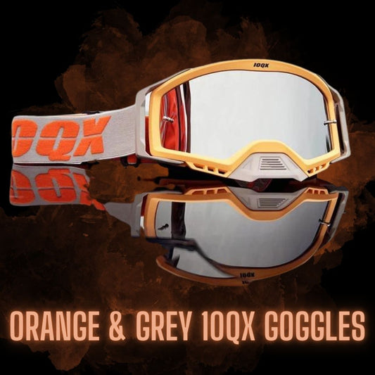 ORANGE & GREY 10QX GOGGLES