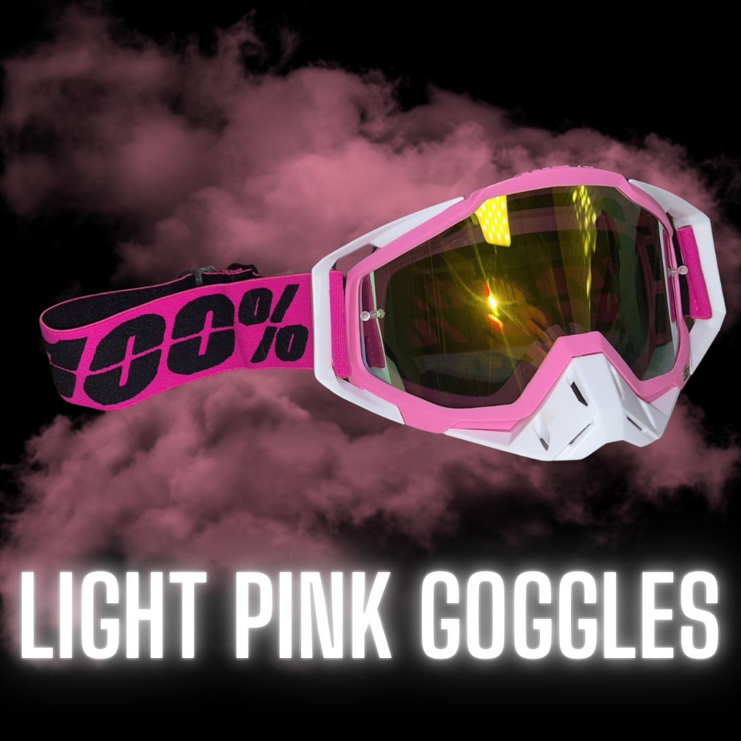 LIGHT PINK GOGGLES 💗