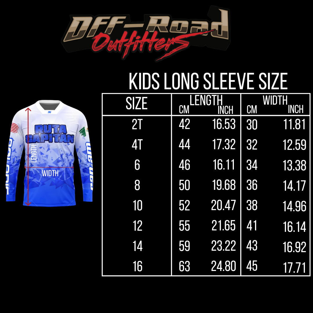 KIDS JERSEYS PRE-ORDER FOR RUTA CAPITAN