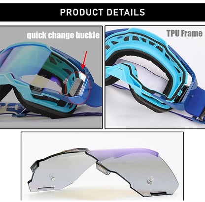 TURQUOISE HIPER GOGGLES